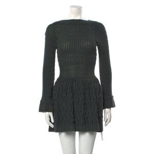 Alaïa Wool A-Line Dress FR36